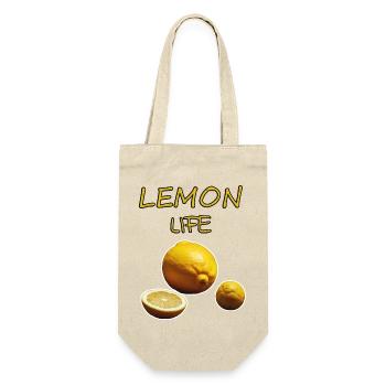Lemon Life - Gift Bag for Bottles - nature - Front