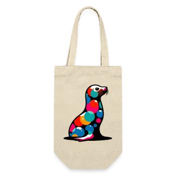 Seal - Gift Bag for Bottles - nature - Front