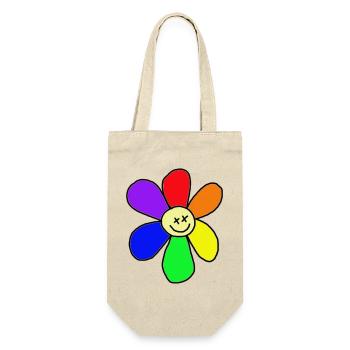 Rainbow flower - Gift Bag for Bottles - nature - Front