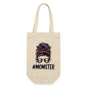Halloween Momster Monster Mom - Gift Bag for Bottles - nature - Front