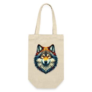 Wolf - Gift Bag for Bottles - nature - Front