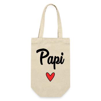 BONNE FÊTE PAPA. PAPA. FÊTE DES PÈRES. PÈRE. BONNE - Sac à bouteille - nature - Devant