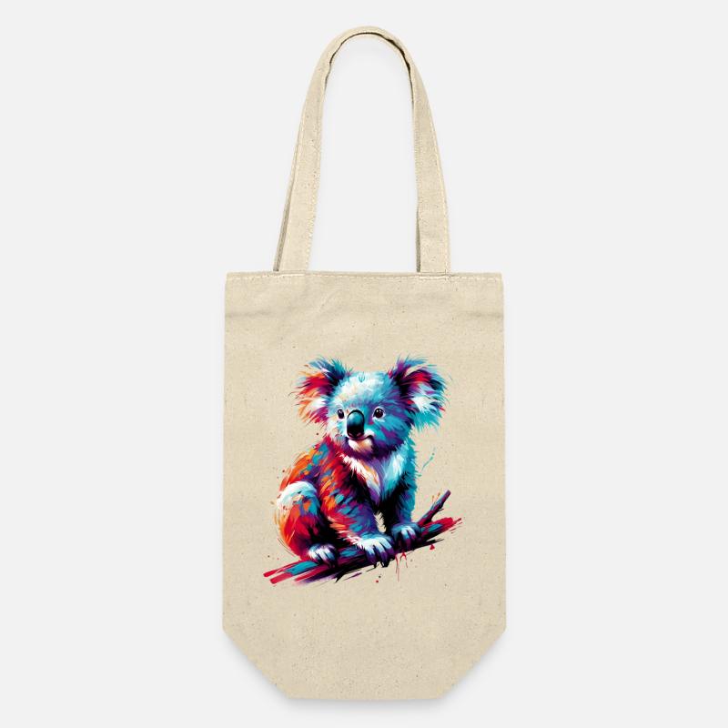 Koala - Geschenkbeutel für Flaschen - Natur