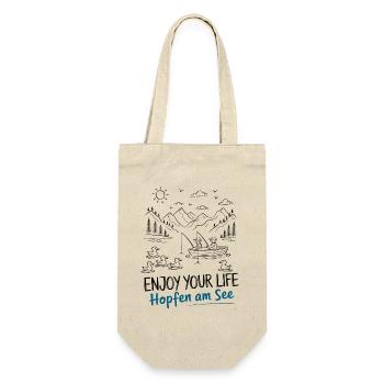 Hopfen am See Holiday Enjoy your Life - Gift Bag for Bottles - nature - Front