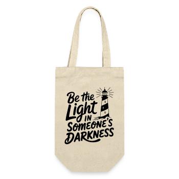 Lighthouse Motivational Saying - Positive Thinking - Gift Bag for Bottles - nature - Front