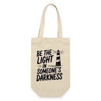 Lighthouse Motivational Saying - Positive Thinking - Gift Bag for Bottles - nature - Front