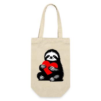Sloth - Gift Bag for Bottles - nature - Front