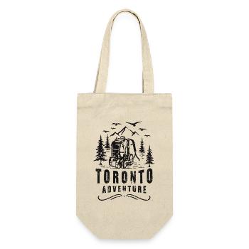 Toronto Outdoor Camper Camping Tent Tents - Gift Bag for Bottles - nature - Front