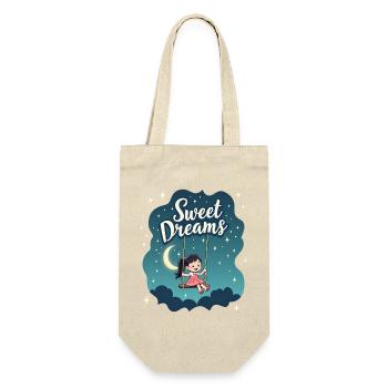 Girl Rocks Sweet Dreams Sleep Shirt - Gift Bag for Bottles - nature - Front