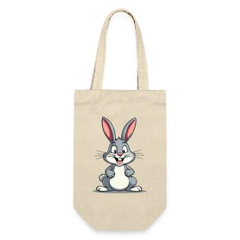 Drôle Lapin de Pâques Lapin mignon Pâques - Sac à bouteille - nature - Devant