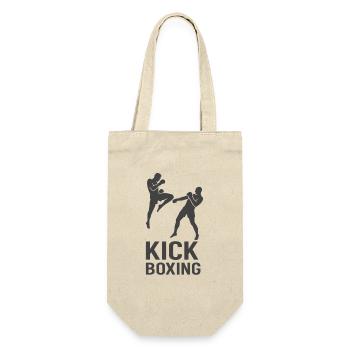 Kickboxing Fight Silhouette - Gift Bag for Bottles - nature - Front