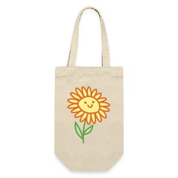 Fleur de soleil - Sac à bouteille - nature - Devant