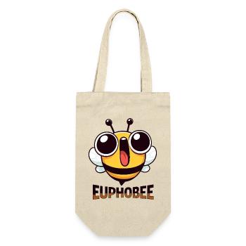 Kawaii Biene Euphoria Meme Cartoon Entomologen - Geschenkbeutel für Flaschen - Natur - Vorne