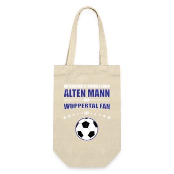 Vieil homme - Éventail de Wuppertal | Design rétro vintage - Sac à bouteille - nature - Devant