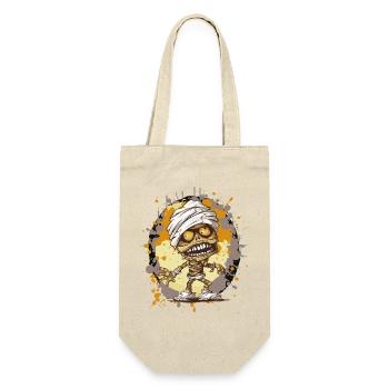 Mummy in splatter look - Gift Bag for Bottles - nature - Front