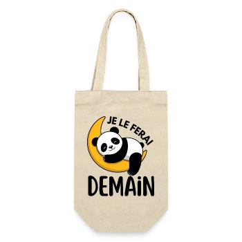 Funny T-Shirt "Je Le Do" Tomorrow - Funny - Gift Bag for Bottles - nature - Front