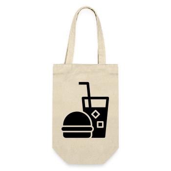 Fast food, burgers, food trucks - Gift Bag for Bottles - nature - Front