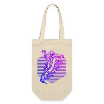Clear handball message for men - Gift Bag for Bottles - nature - Front