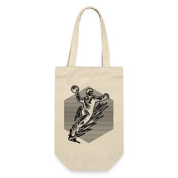 Un motif réservé au handball pour hommes - Sac à bouteille - nature - Devant