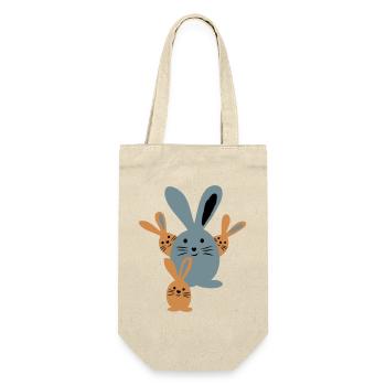 Ostern - Geschenkbeutel für Flaschen - Natur - Vorne