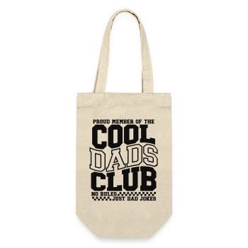 Cadeau de papa pour la fête des pères - Club des papas cool - Sac à bouteille - nature - Devant