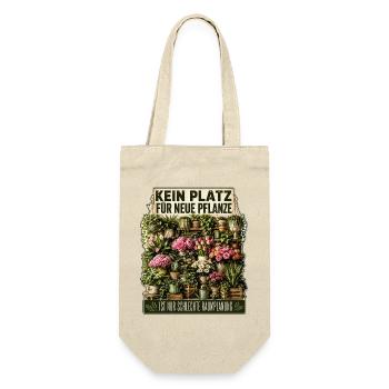 Kein Platz für eine neue Pflanze - Geschenkbeutel für Flaschen - Natur - Vorne