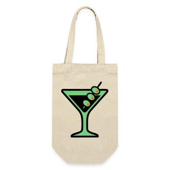 Cocktail Glass Summer Drink Vacances de garçon pour filles - Sac à bouteille - nature - Devant