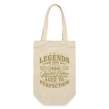 1966 Vintage Vintage Birthday Gift Retro - Gift Bag for Bottles - nature - Front