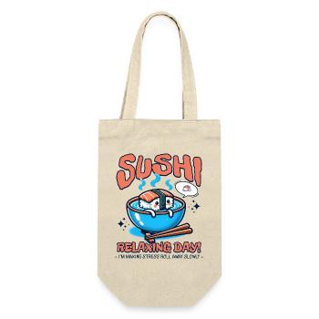 Sushi Relaxing Day Cute Food - Gift Bag for Bottles - nature - Front