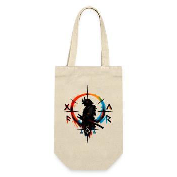 Silhouette de la roue chromatique dans Ink Splash - Sac à bouteille - nature - Devant