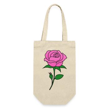 Rose pink - Gift Bag for Bottles - nature - Front
