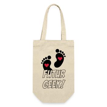 Futur Geek ! - Sac à bouteille - nature - Devant