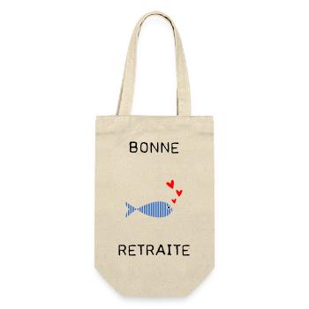 RETRAITE. BONNE RETRAITE. JOYEUSE RETRAITE - Sac à bouteille - nature - Devant