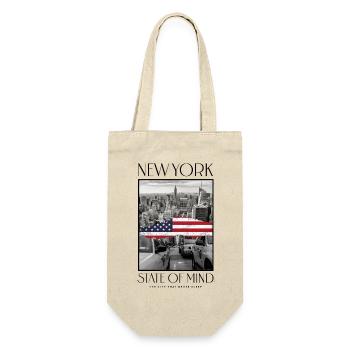 New York City USA America City Skyline Collage - Gift Bag for Bottles - nature - Front