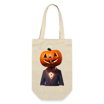 Halloween Pumpkin Costume Gift Pumpkin Costume - Gift Bag for Bottles - nature - Front