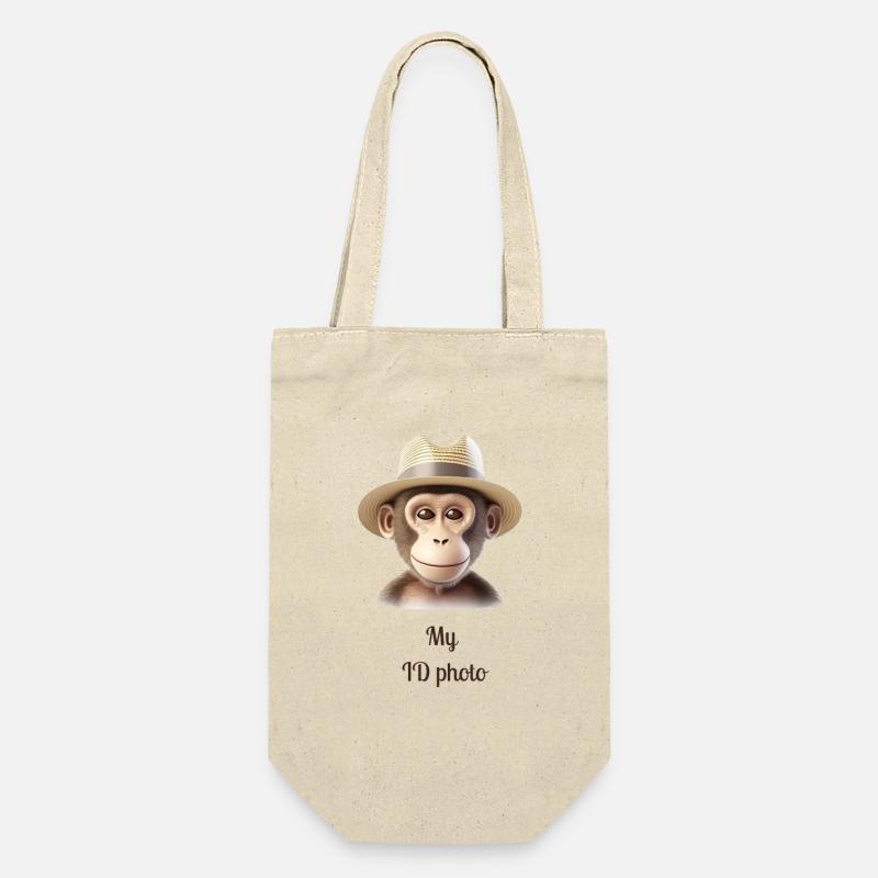 Max the casual monkey - Gift Bag for Bottles - nature