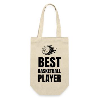 Basketball - Geschenkbeutel für Flaschen - Natur - Vorne