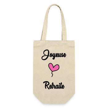 RETIREMENT. HAPPY RETIREMENT. HAPPY RETIREMENT - Gift Bag for Bottles - nature - Front