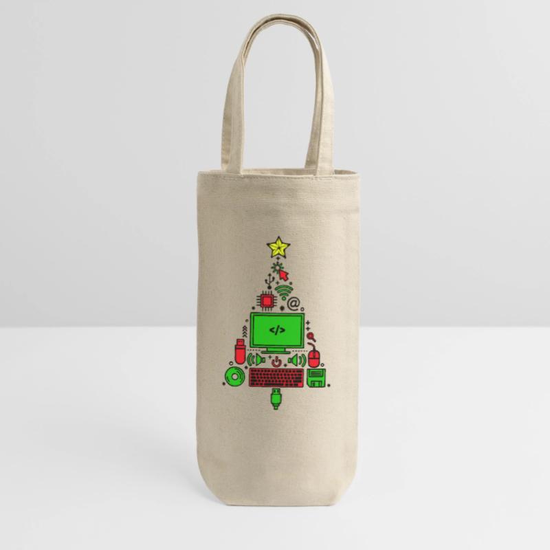 Code Computer Code Debug Skripting Programmierer Geschenkbeutel für Flaschen