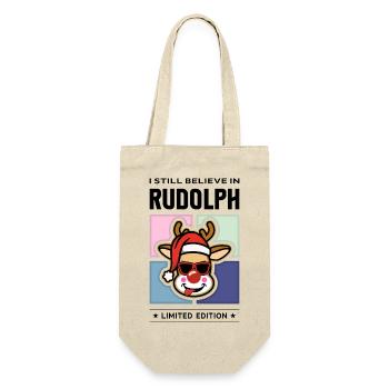 Rudolph - Geschenkbeutel für Flaschen - Natur - Vorne