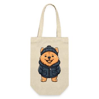 Chow Chow Dog Cartoon - Gift Bag for Bottles - nature - Front