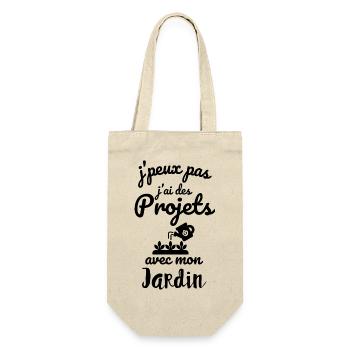 des projets avec mon jardin jardinage jardinier - Sac à bouteille - nature - Devant