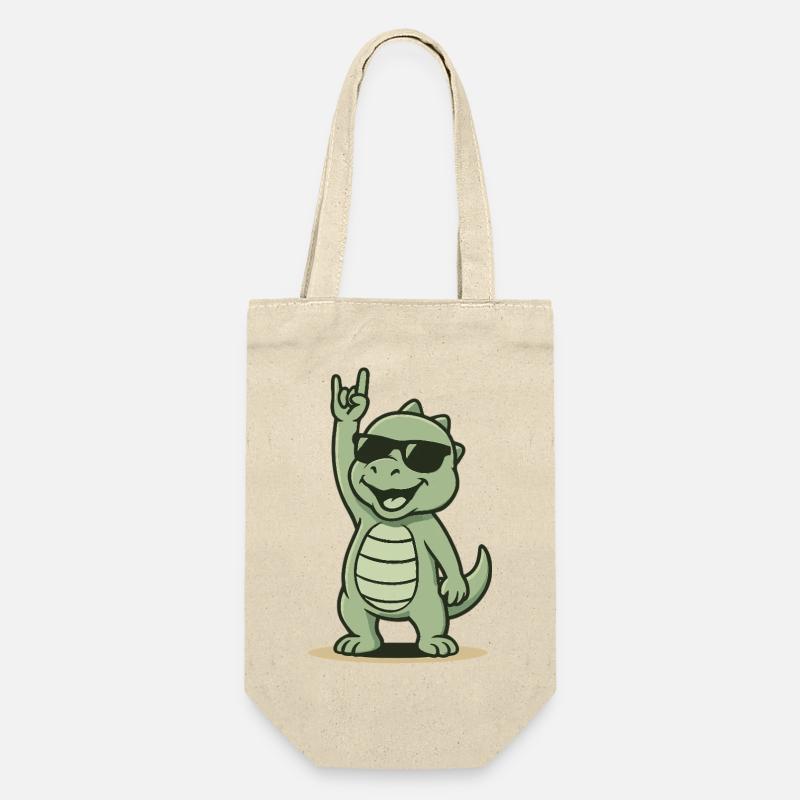 Dino rocks! - Gift Bag for Bottles - nature
