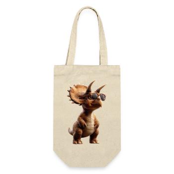 Triceratops Dinosaur Dinos Triceratops Dino - Gift Bag for Bottles - nature - Front