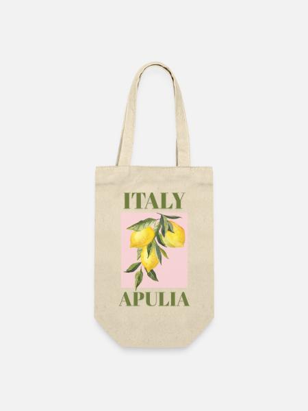 Italien Apulien Urlaub Strand Zitronen Apulien - Geschenkbeutel für Flaschen - Natur