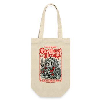 Greenhouse Getaway Gardening Plants Thrive - Gift Bag for Bottles - nature - Front