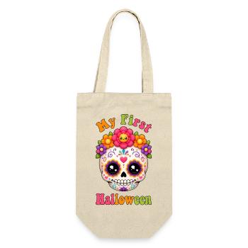 Halloween baby my first Halloween Kawaii - Geschenkbeutel für Flaschen - Natur - Vorne