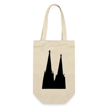 Der Kölner Dom in Köln - Geschenkbeutel für Flaschen - Natur - Vorne