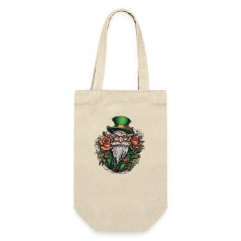 Leprechaun / Leprechaun / Green / Ginger / Ireland - Gift Bag for Bottles - nature - Front