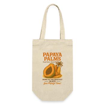 Papaya Palms Retro - Gift Bag for Bottles - nature - Front